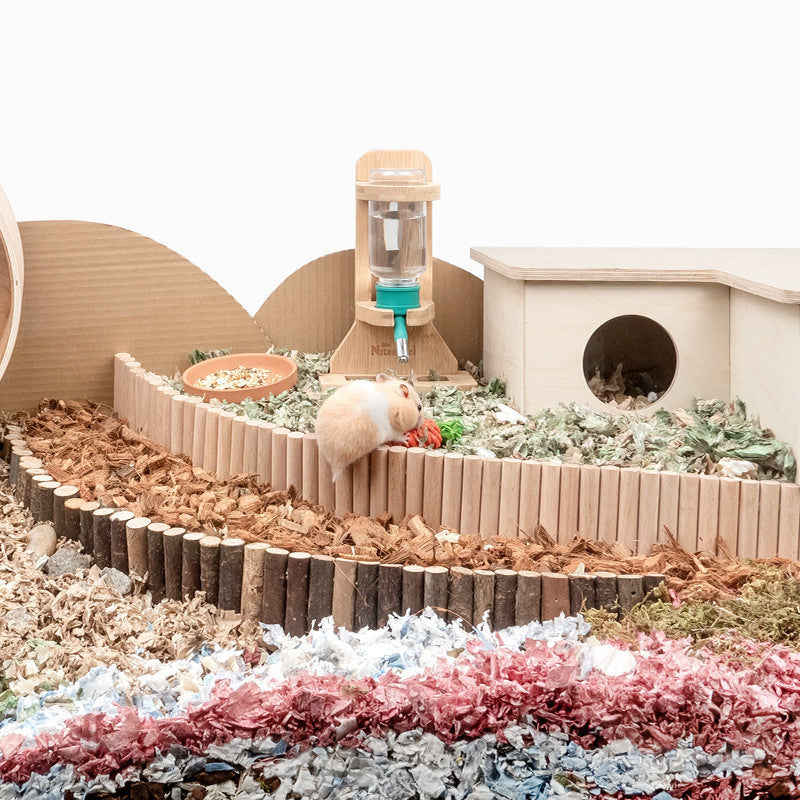 Flexible Wooden Hamster Bridge Toy