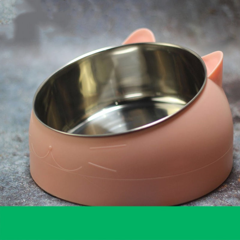 Cat Head Pet Food & Water Bowl for Cats and Dogs