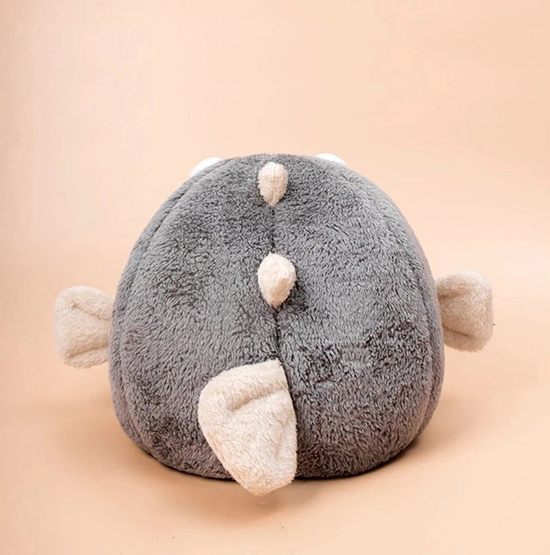 Cute Animal Cat Accessory Furniture Balloonfish-Shaped Pet Mats Indoor Dog House Cushions for Bed Cats House Beds for Small Dogsinside